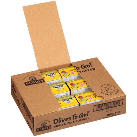 Pearls Pearls Bowl Manzanilla Olives Pimento Stuffers 6.4 oz., PK6 8051315